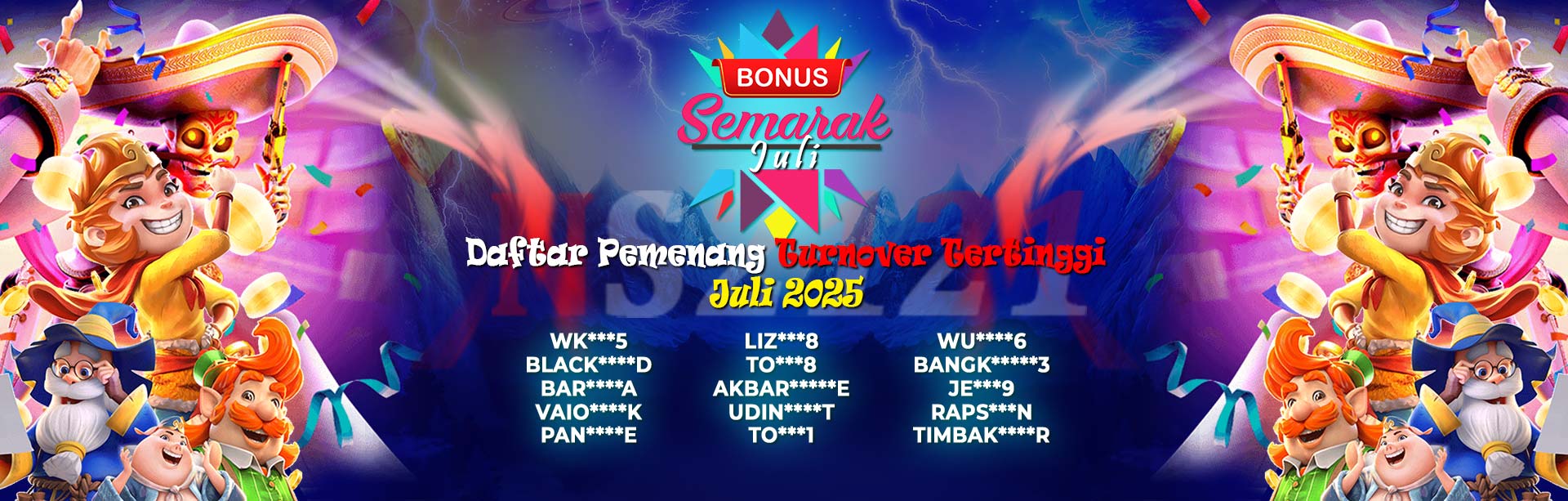 TO TERTINGGI BULAN JULI NS2121