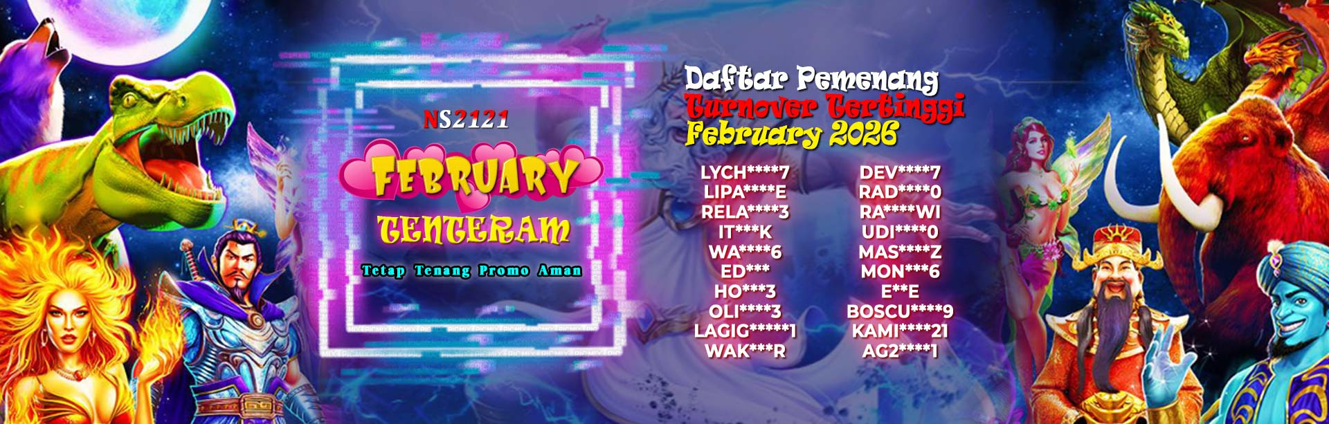 WINNER TO TERTINGGI FEBRUARI 2026