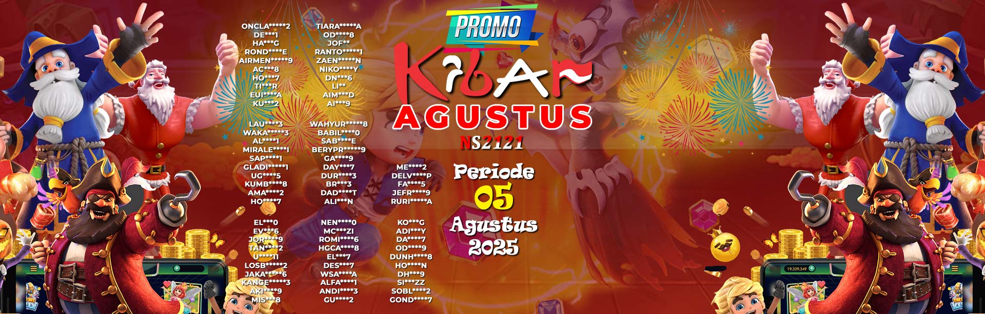 WINNER KIBAR AGUSTUS NS2121