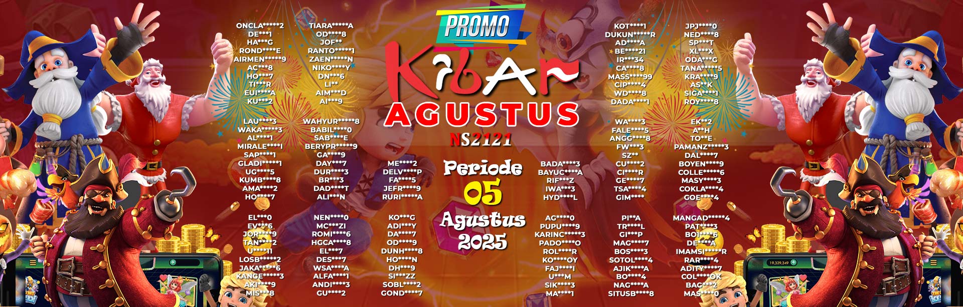 WINNER KIBAR AGUSTUS NS2121