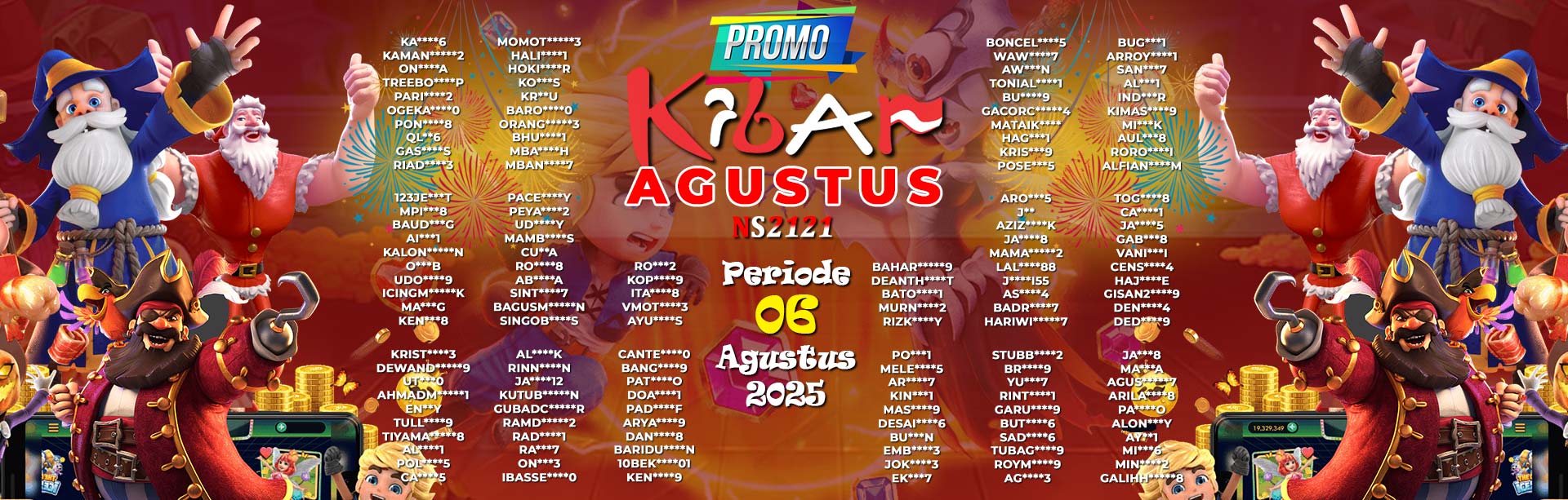 WINNER KIBAR AGUSTUS NS2121