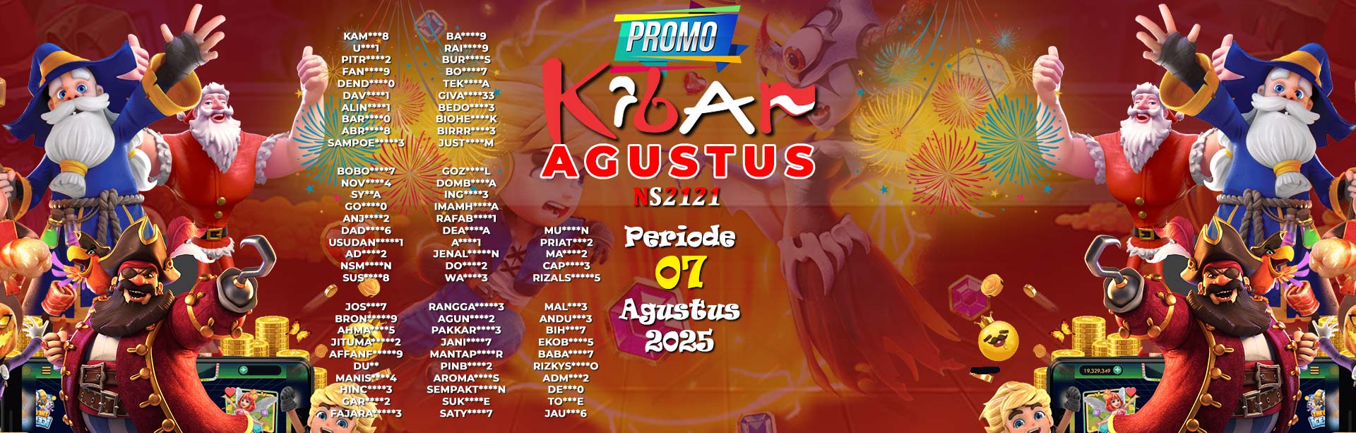 WINNER KIBAR AGUSTUS NS2121