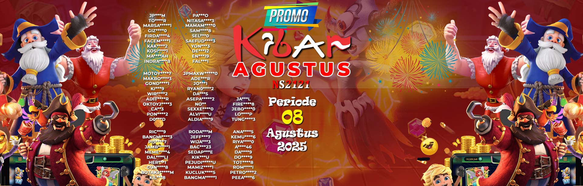 WINNER KIBAR AGUSTUS NS2121