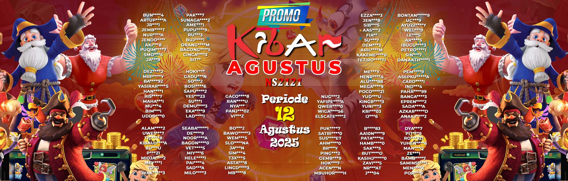 WINNER KIBAR AGUSTUS NS2121