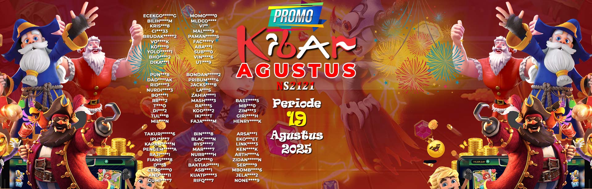 WINNER KIBAR AGUSTUS NS2121