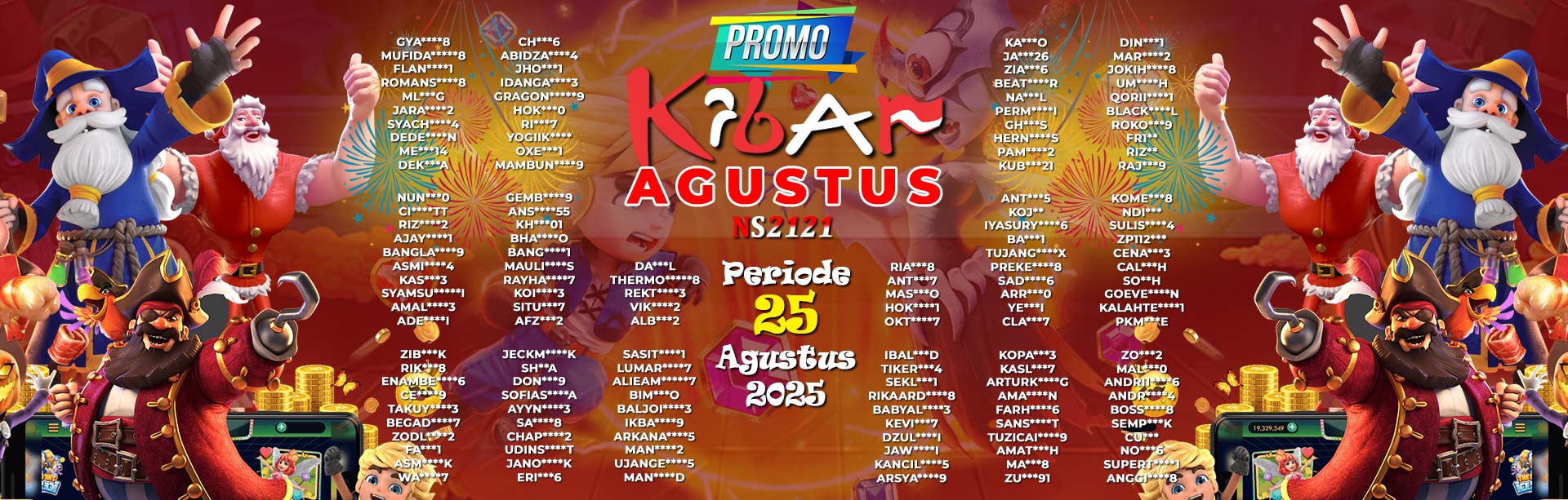 WINNER KIBAR AGUSTUS NS2121