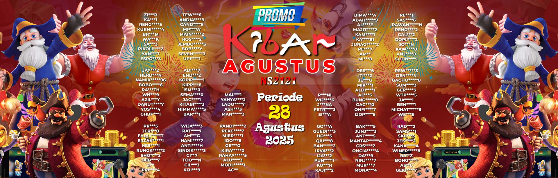 WINNER KIBAR AGUSTUS NS2121