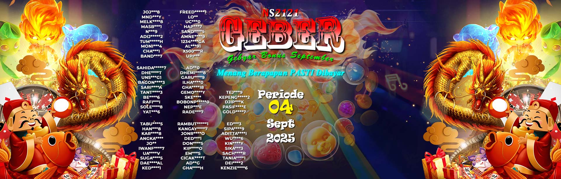 WINNER GEBER SEPTEMBER NS2121