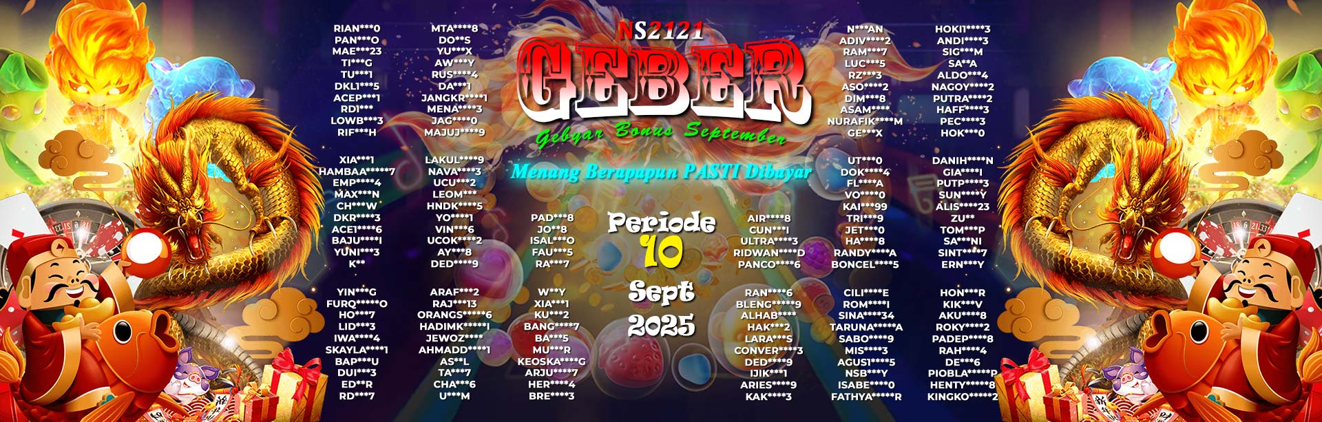 WINNER GEBER SEPTEMBER NS2121