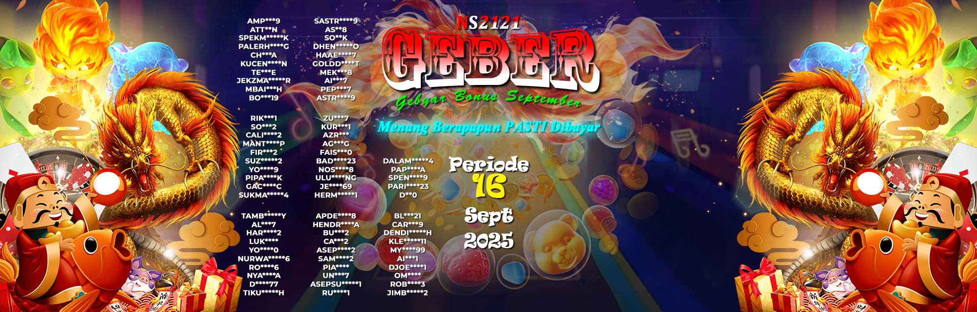 WINNER GEBER SEPTEMBER NS2121