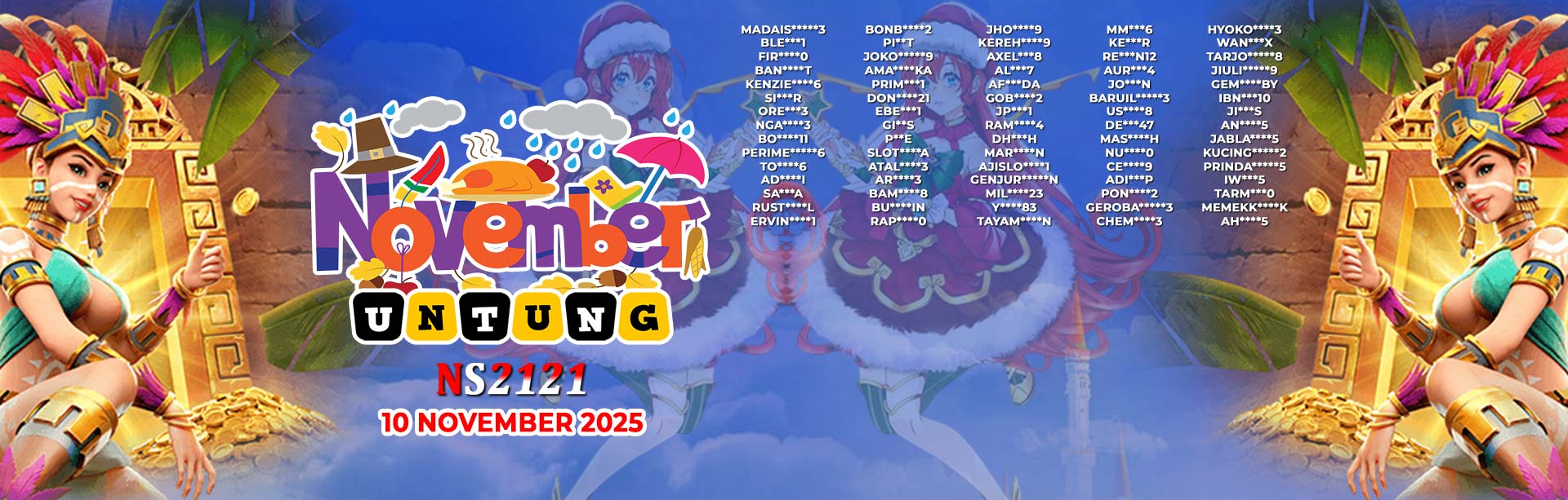 WINNER NOVEMBER UNTUNG NS2121