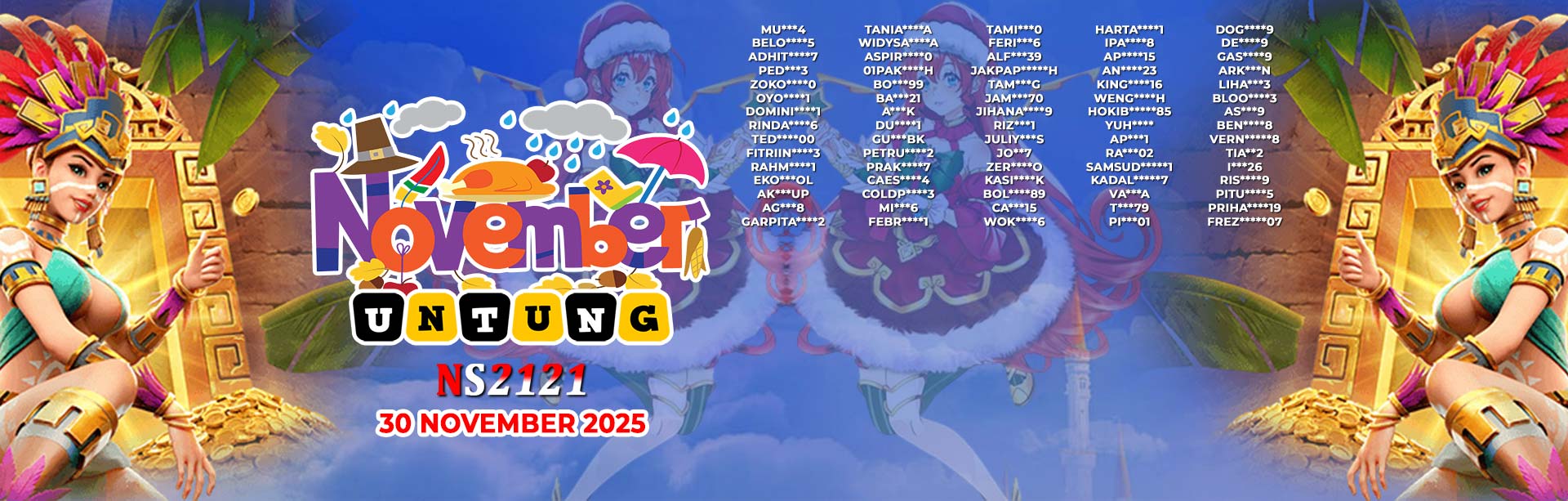 WINNER NOVEMBER UNTUNG NS2121