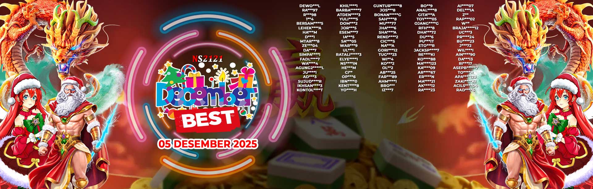 WINNER DECEMBER BEST NS2121