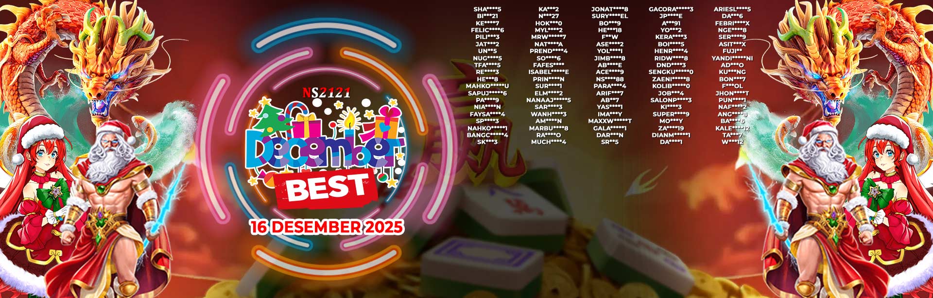 WINNER DECEMBER BEST NS2121