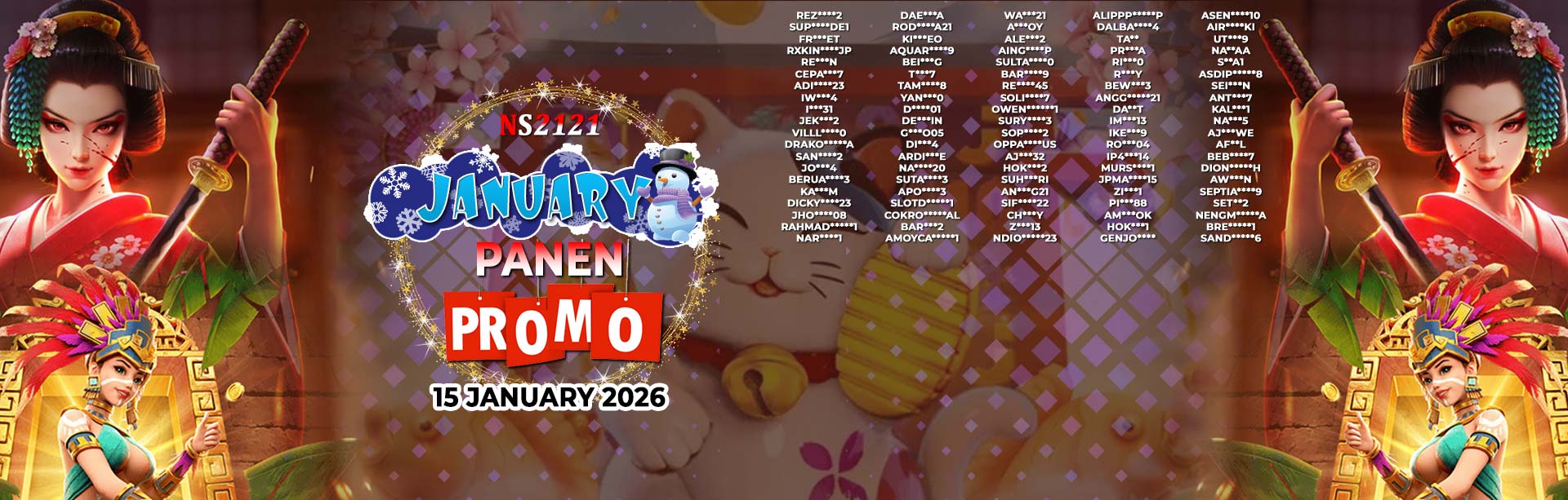 WINNER JANUARI PANEN PROMO NS2121