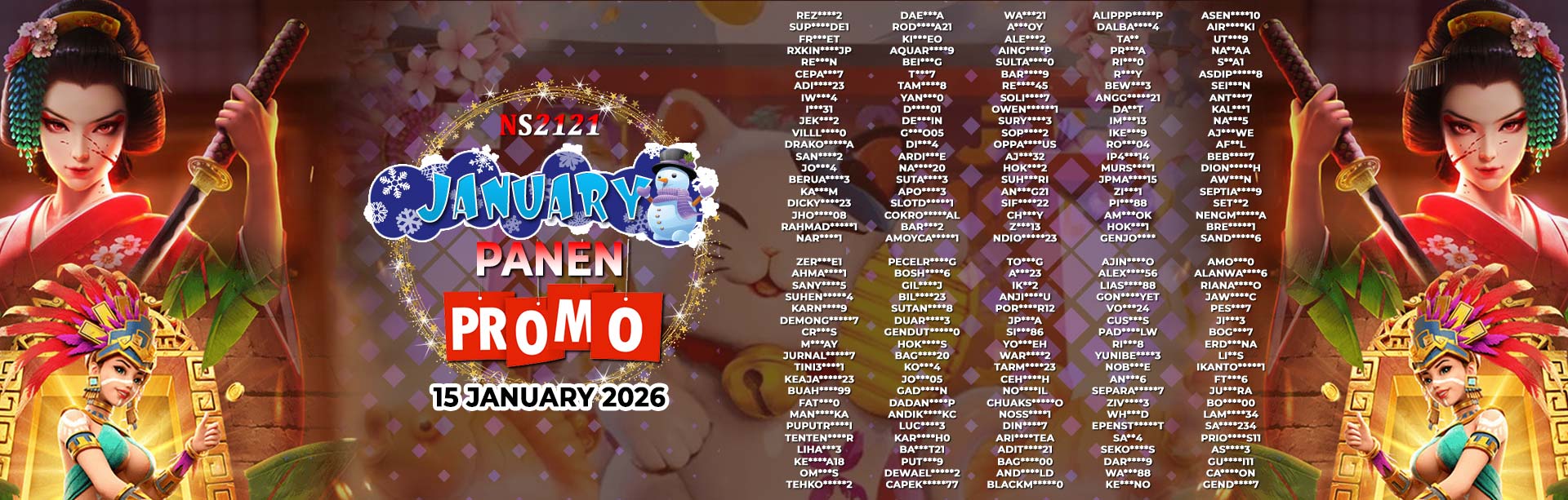 WINNER JANUARI PANEN PROMO NS2121