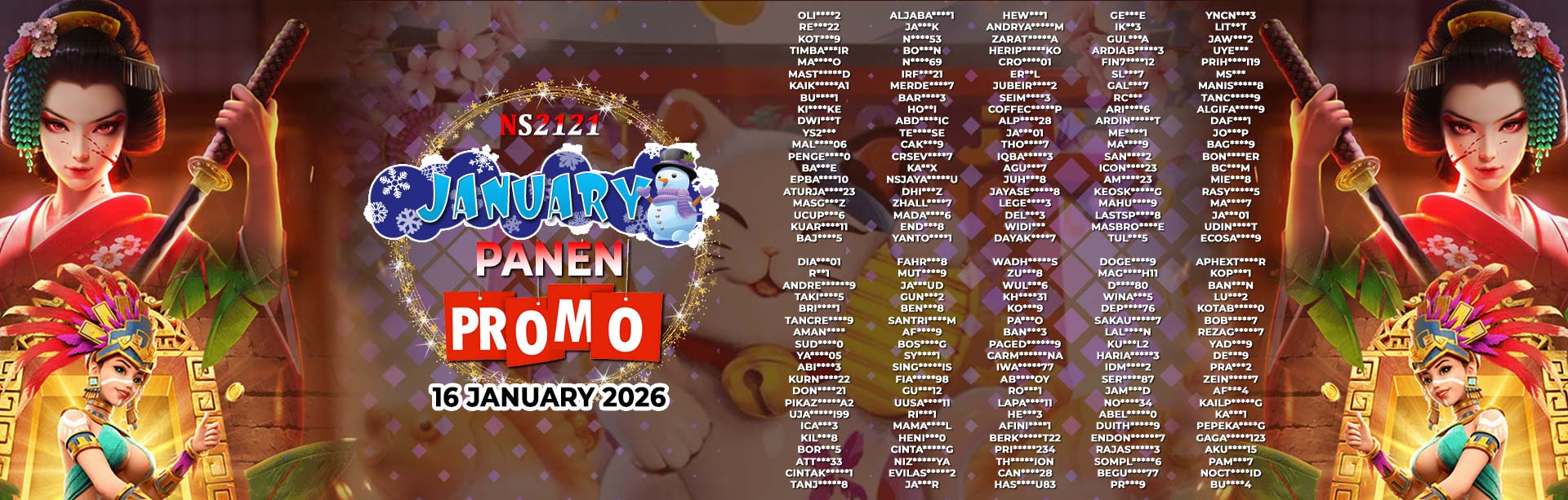 WINNER JANUARI PANEN PROMO NS2121