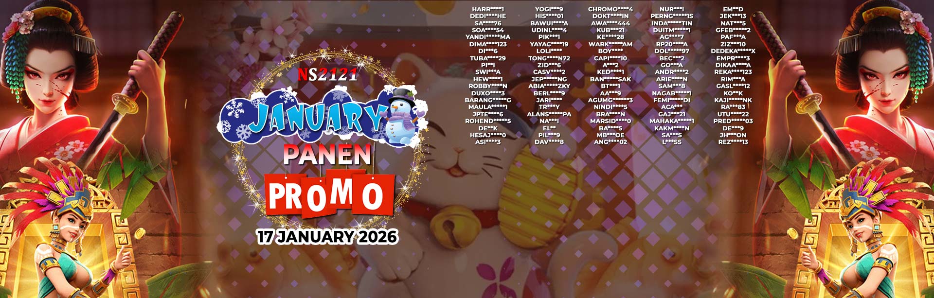 WINNER JANUARI PANEN PROMO NS2121