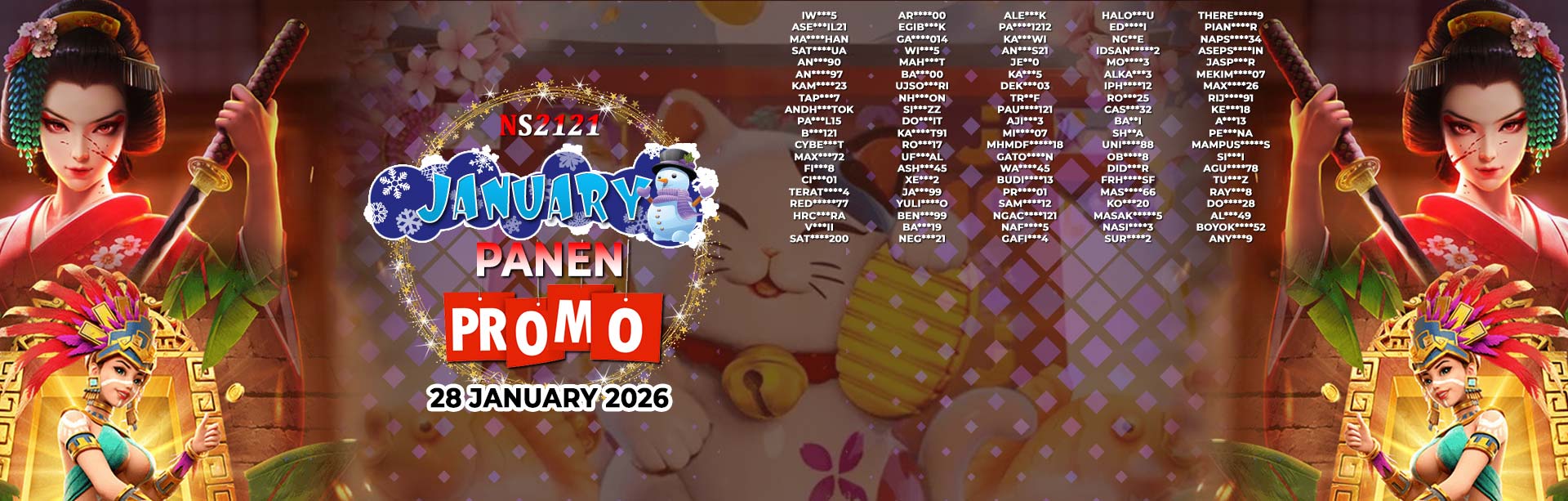 WINNER JANUARI PANEN PROMO NS2121