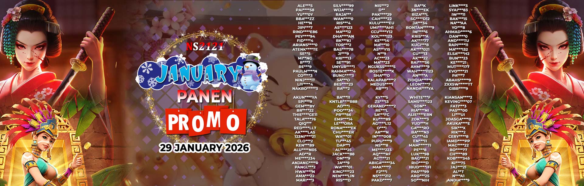 WINNER JANUARI PANEN PROMO NS2121